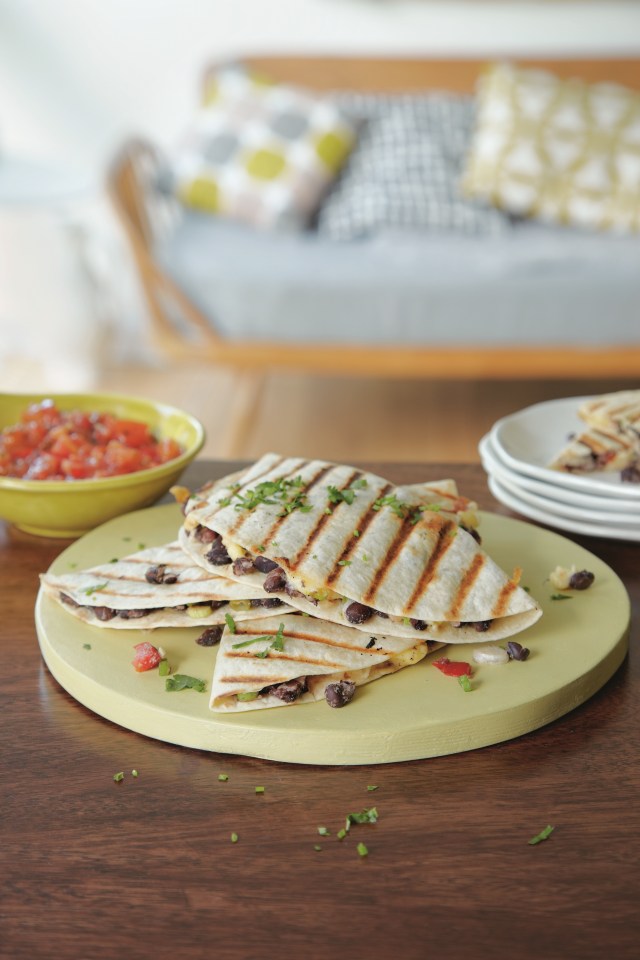 Black Bean Quesadilla