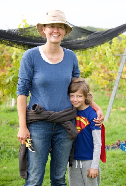 Ingrid with Superman