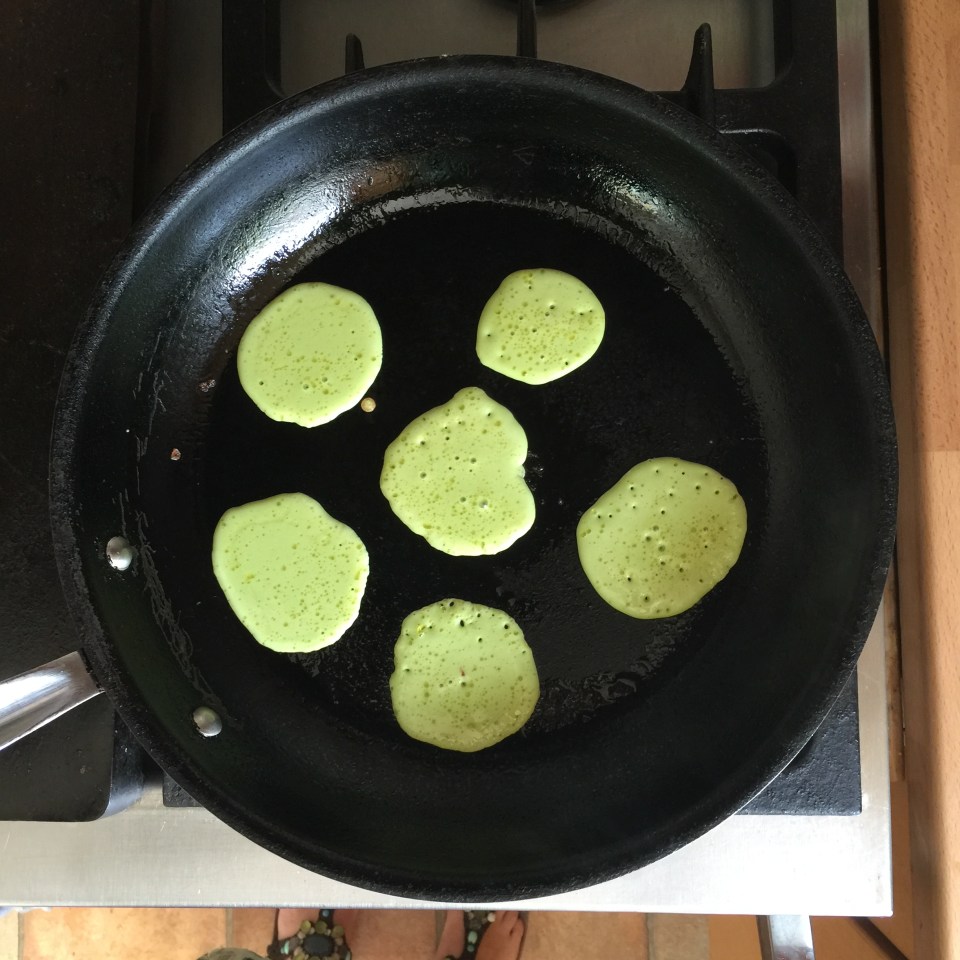 Jenny Chandler pea fritters