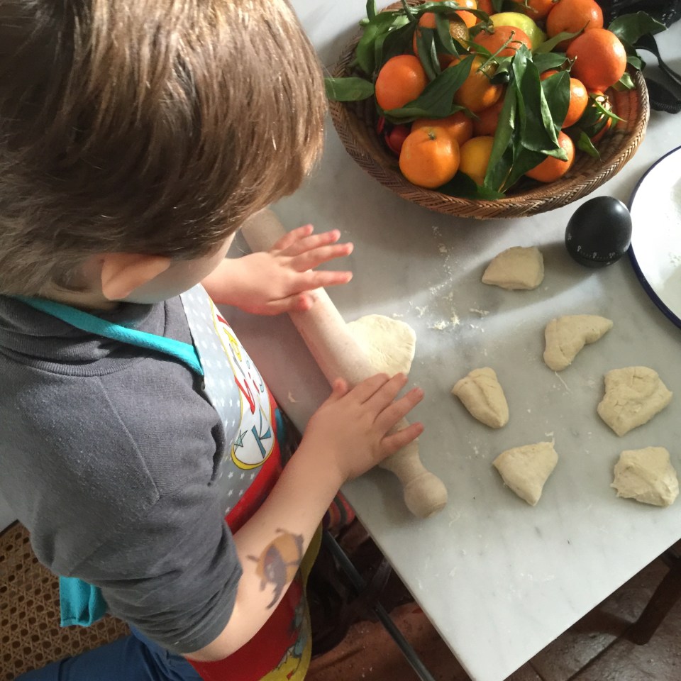 Jenny Chandler : pizza bianca with Rachel