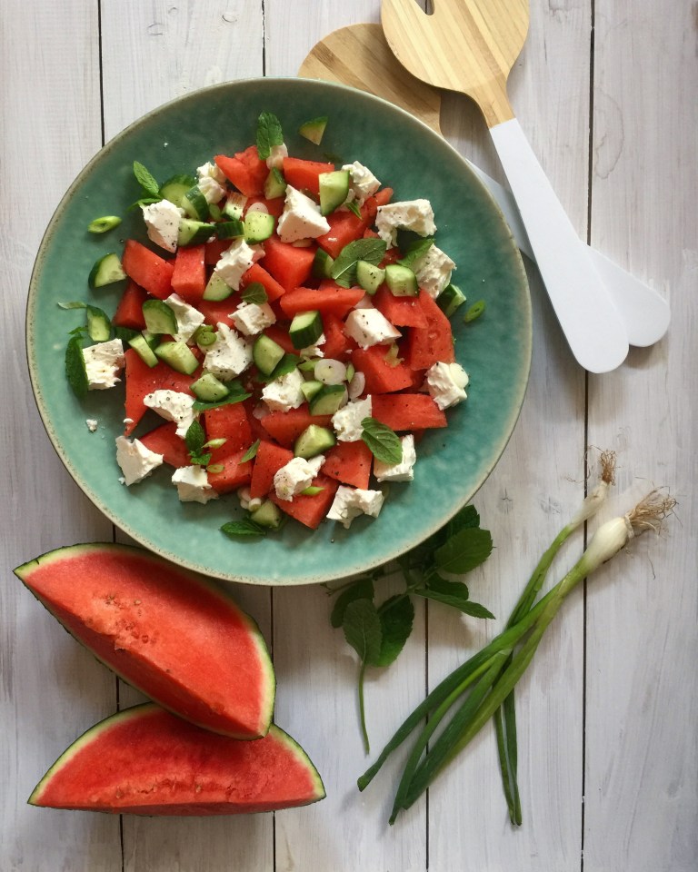 Water Melon and Feta Salad - Jenny Chandler Blog